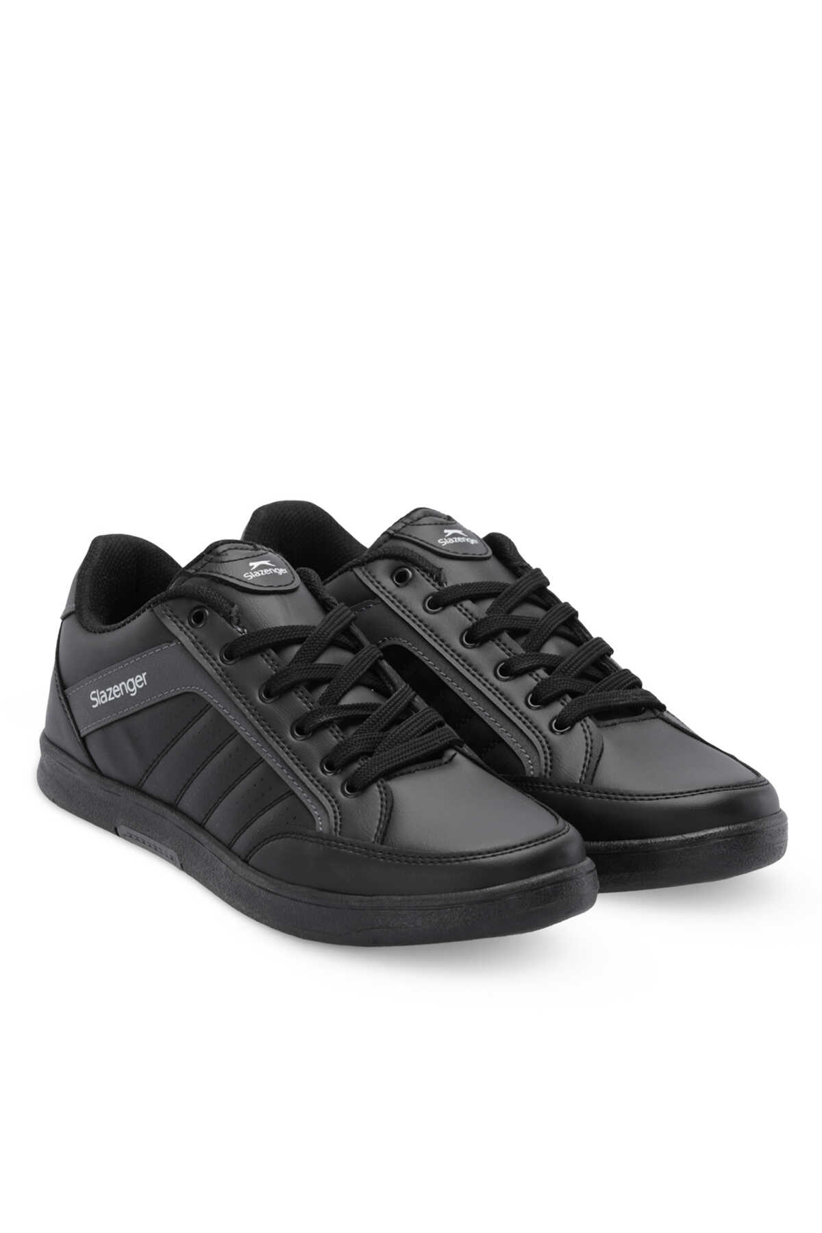 Slazenger - Slazenger CANCER I Erkek Sneaker Ayakkabı Siyah / Siyah