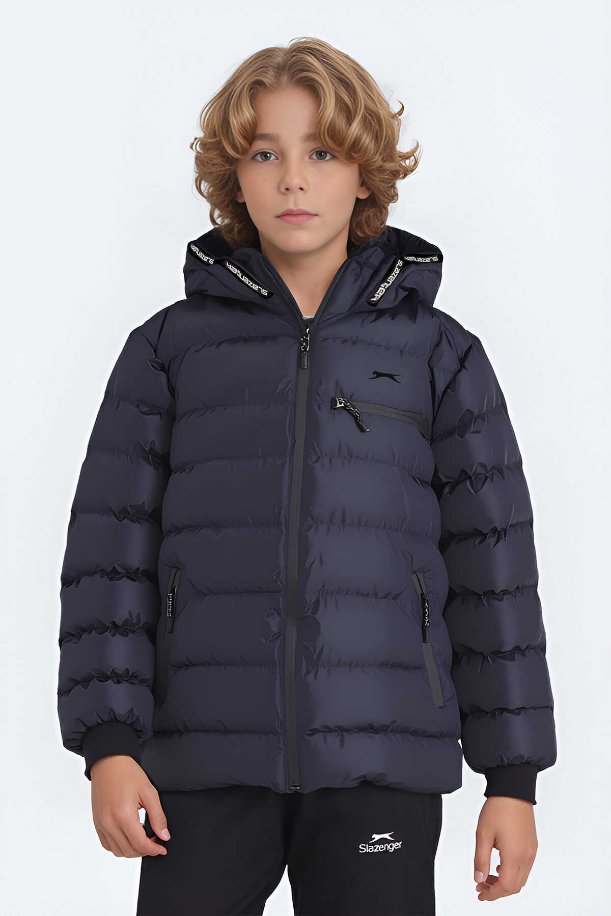Slazenger - Slazenger CAPTAIN NEW IN Unisex Çocuk Mont & Kaban Lacivert