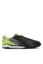 Slazenger - Slazenger CARLO I Erkek Halı Saha Siyah / Yeşil Futbol Ayakkabısı