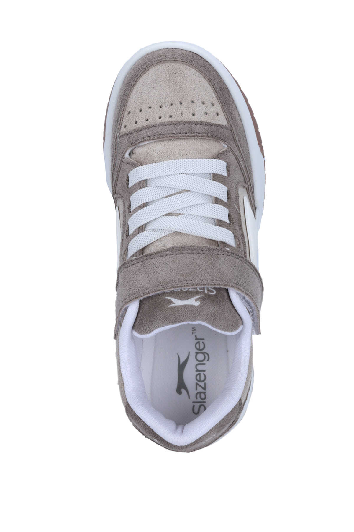 Slazenger CLASH I Unisex Çocuk Bej Süet Günlük Spor Ayakkabısı - 5