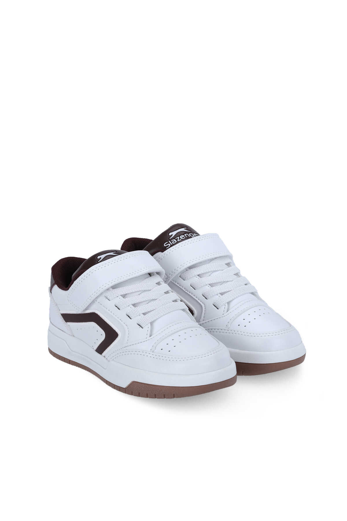Slazenger CLASH I Unisex Çocuk Beyaz / Bordo Günlük Spor Ayakkabısı - 2