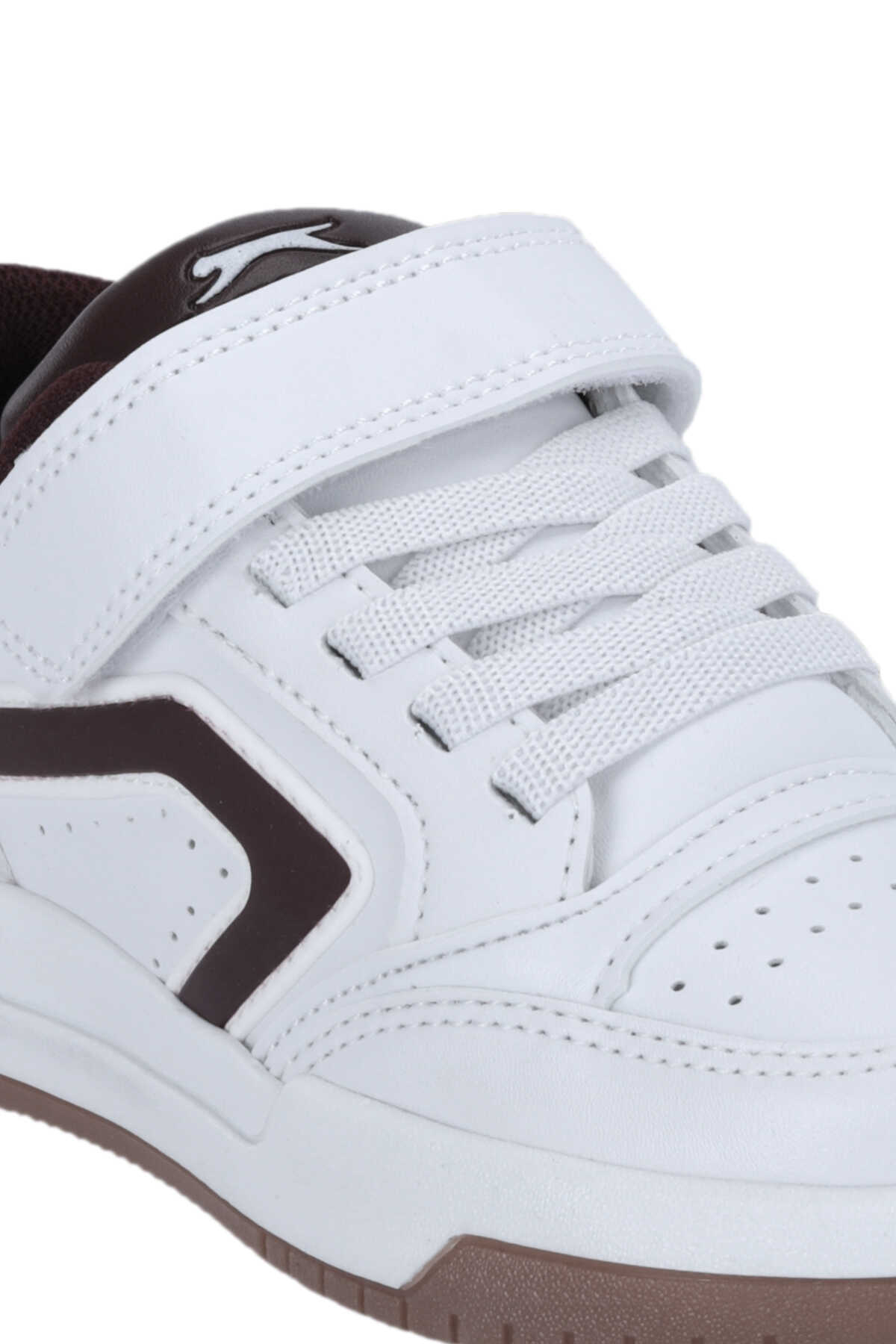 Slazenger CLASH I Unisex Çocuk Beyaz / Bordo Günlük Spor Ayakkabısı - 4