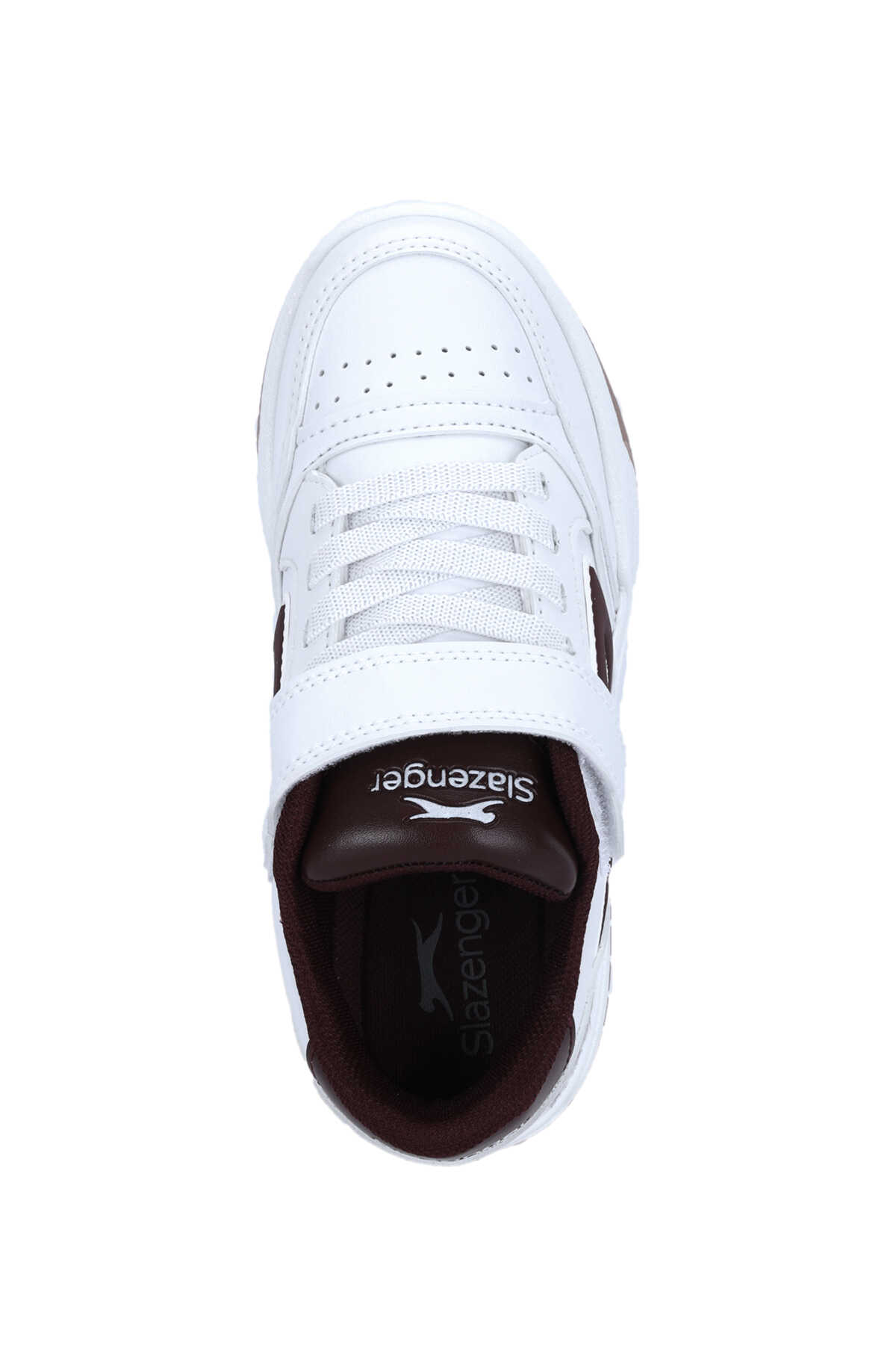 Slazenger CLASH I Unisex Çocuk Beyaz / Bordo Günlük Spor Ayakkabısı - 5