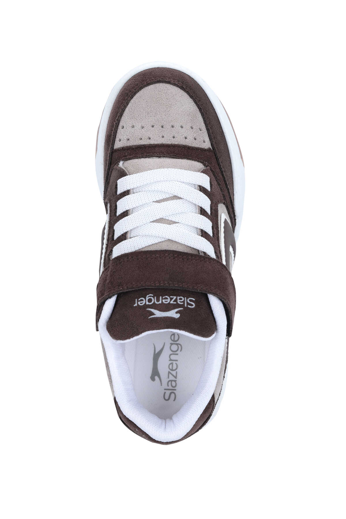 Slazenger CLASH I Unisex Çocuk Kahve Süet Günlük Spor Ayakkabısı - 5