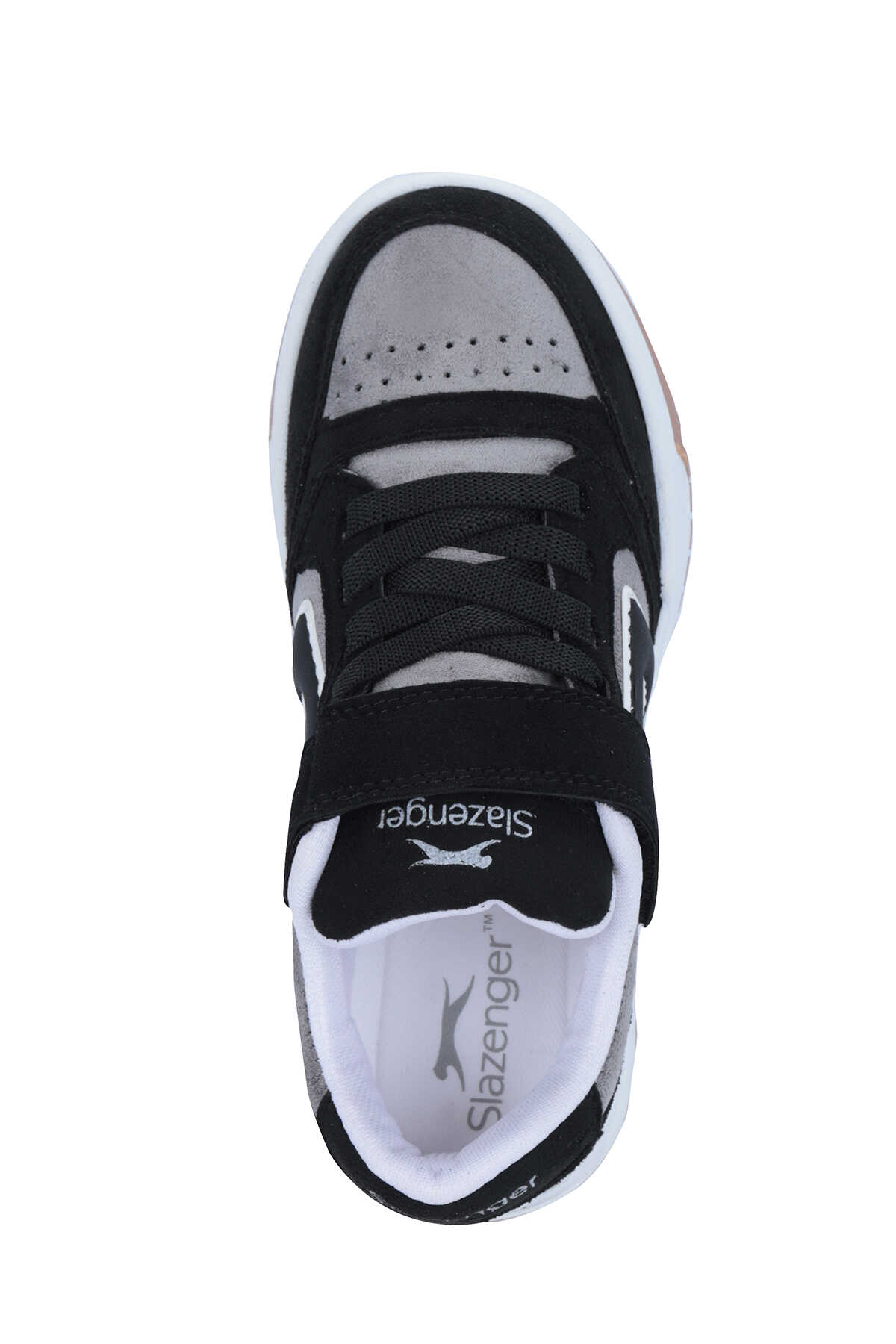 Slazenger CLASH I Unisex Çocuk Siyah Süet Günlük Spor Ayakkabısı - 5