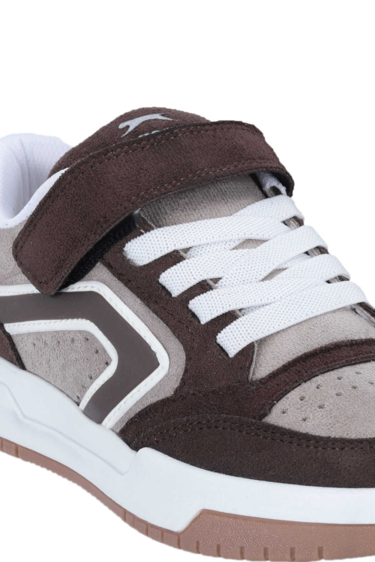 Slazenger COBRA F Unisex Çocuk Kahve Süet Günlük Spor Ayakkabısı - 4
