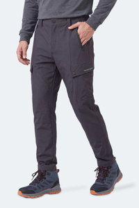 Slazenger - Slazenger COREVA Erkek İçi Polarlı Softshell Antrasit Pantolon