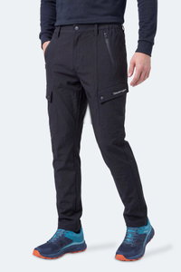 Slazenger - Slazenger COREVA Erkek İçi Polarlı Softshell Siyah Pantolon