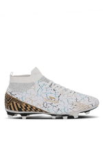 Slazenger - Slazenger CORNER Erkek Halı Saha Beyaz / Mavi Futbol Ayakkabısı