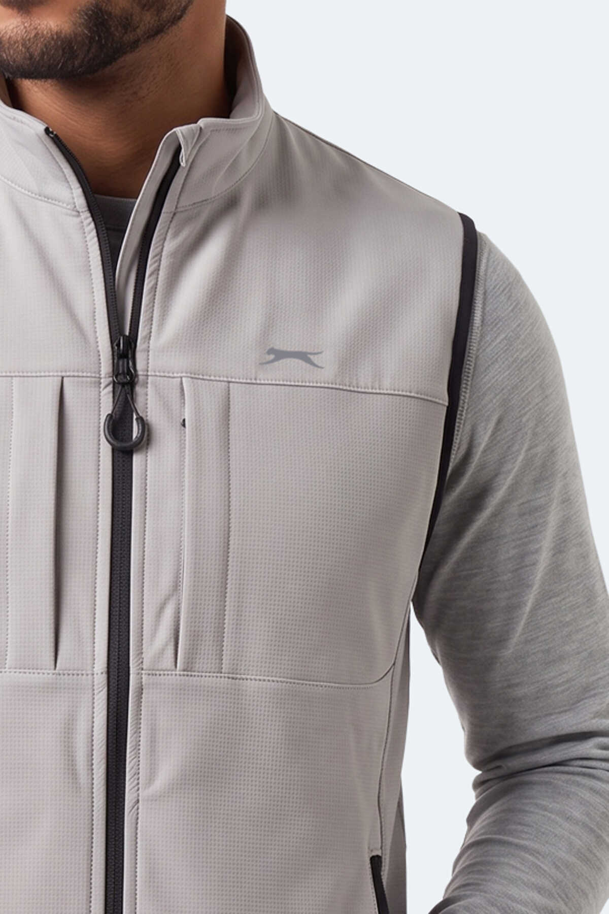 Slazenger CORVEN Erkek Softshell Bej Yelek - 2