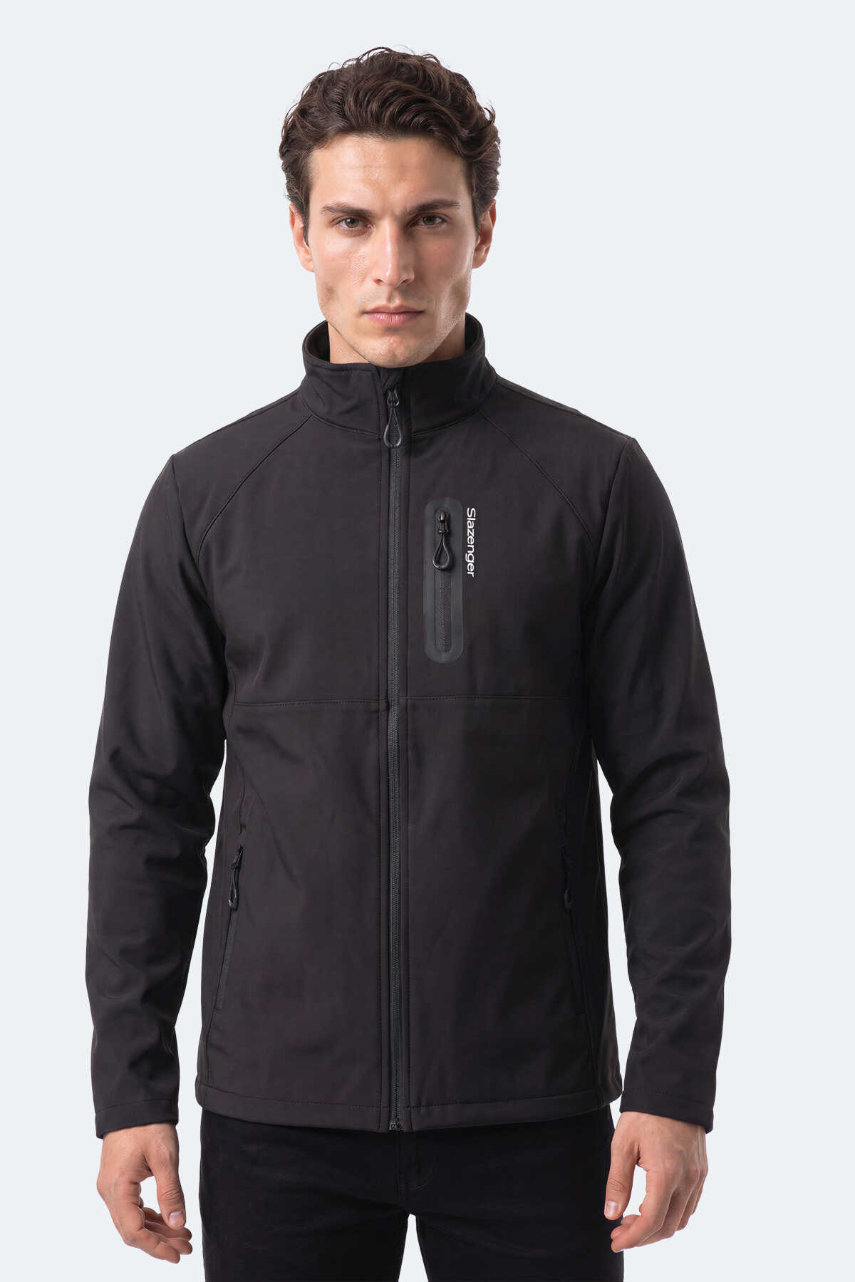 Slazenger - Slazenger CRIMSON I Erkek Siyah Mont & Kaban