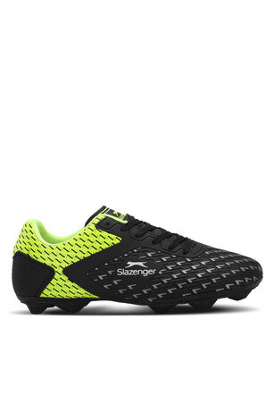 Slazenger CYCLE KR I Erkek Krampon Siyah / Yeşil Futbol Ayakkabısı 