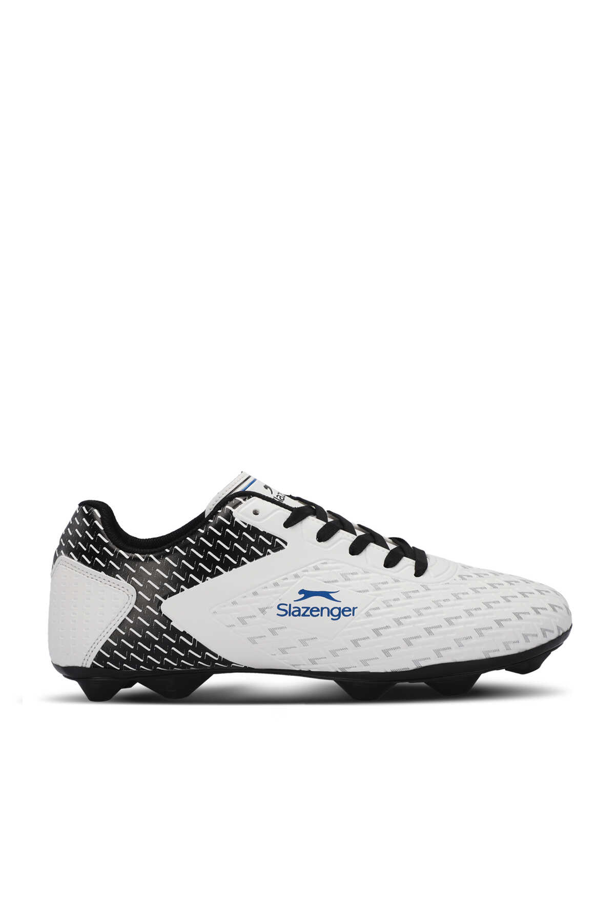 Slazenger - Slazenger CYCLE I Unisex Çocuk Futbol Ayakkabı Beyaz / Siyah