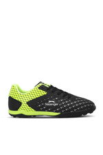 Slazenger - Slazenger CYCLE I HS Unisex Çocuk Halı Saha Siyah / Yeşil Futbol Ayakkabısı