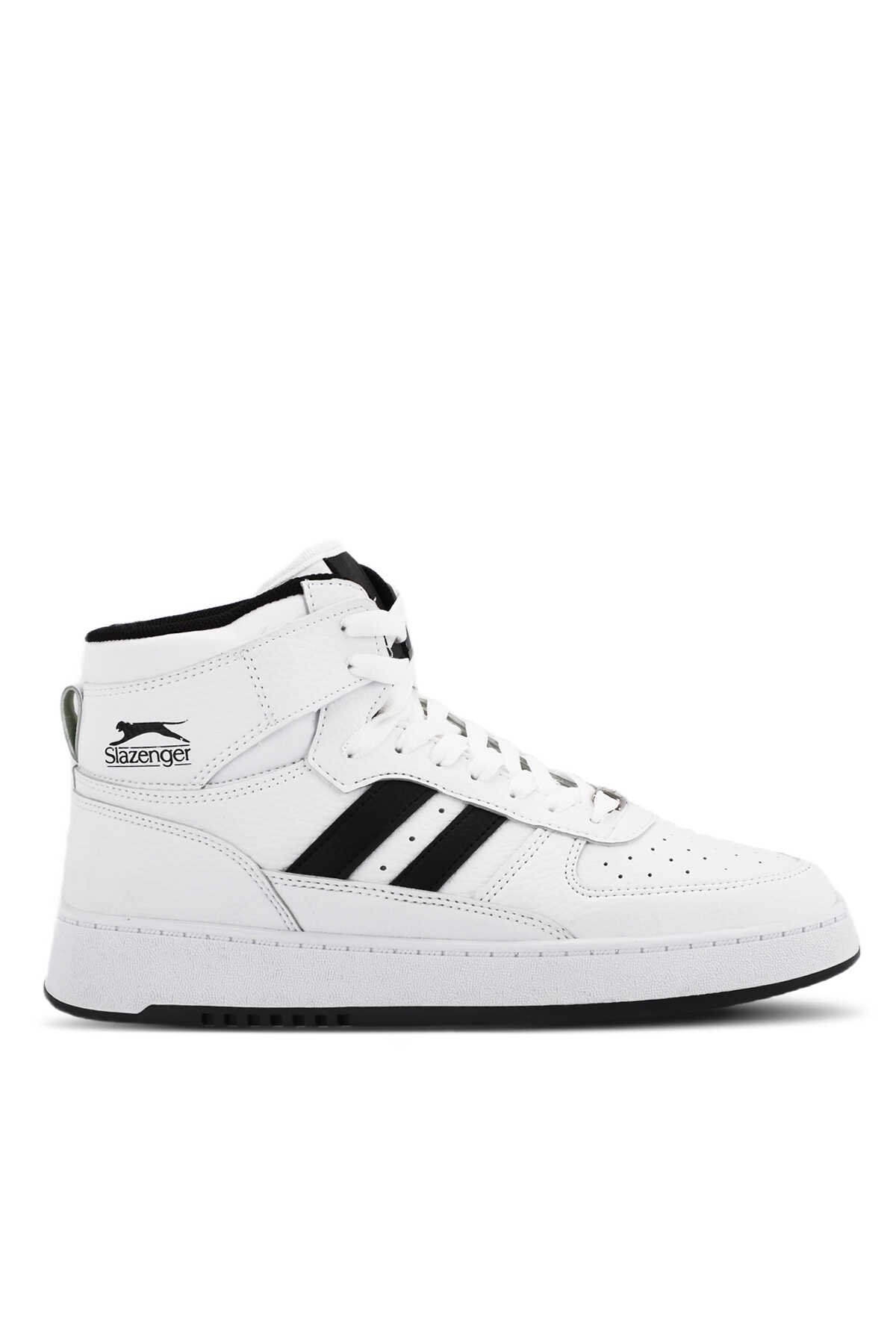 Slazenger - Slazenger DAPHNE HIGH Sneaker Erkek Ayakkabı Beyaz / Siyah