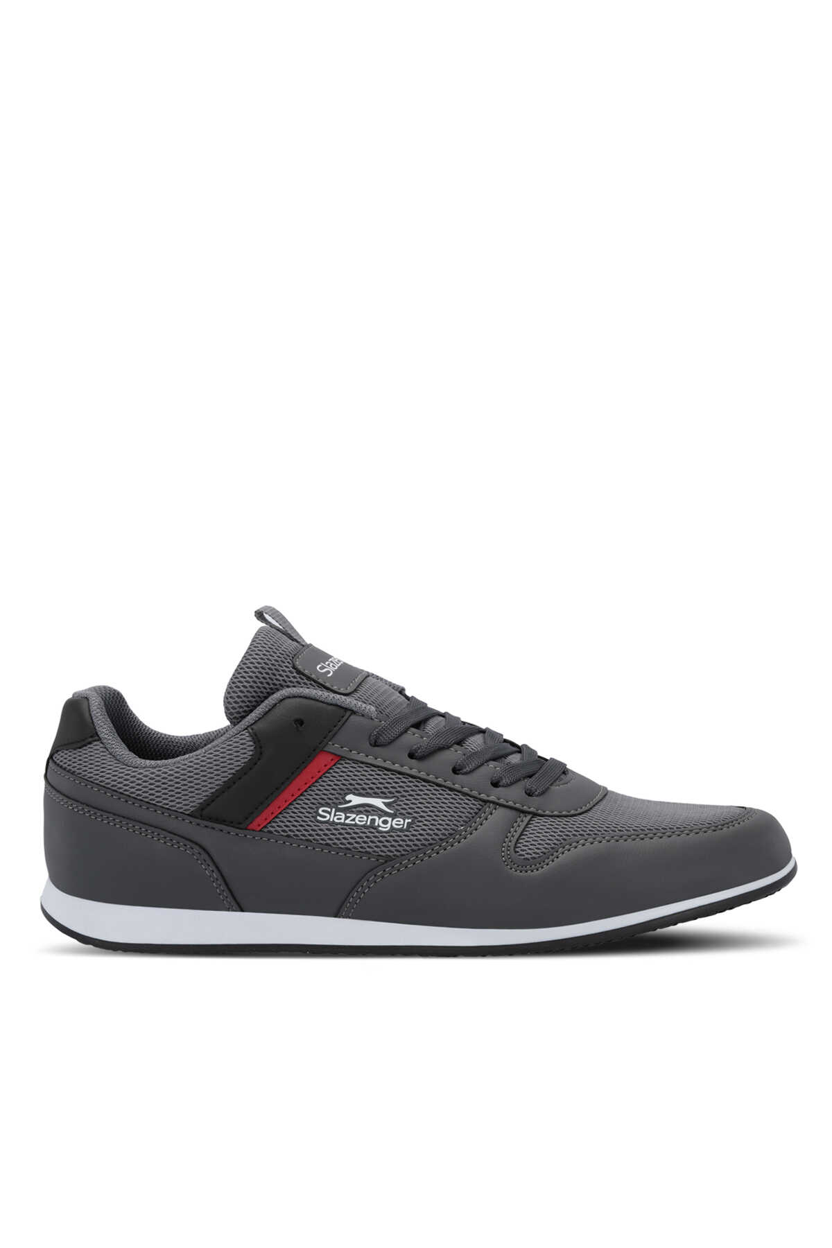 Slazenger - Slazenger DEEP I Büyük Beden Erkek Koyu Gri Günlük Spor Ayakkabısı