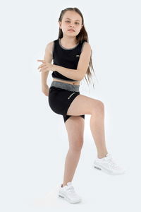 Slazenger - Slazenger DESTA IN Kız Çocuk Siyah Alt Üst Takım Slazenger - Slazenger DESTA IN Kız Çocuk Siyah Alt Üst Takım