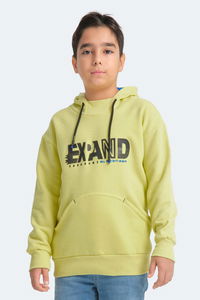 Slazenger - Slazenger DILAY IN Unisex Çocuk Kapüşonlu Cepli Sarı Sweatshırt Slazenger - Slazenger DILAY IN Unisex Çocuk Kapüşonlu Cepli Sarı Sweatshırt