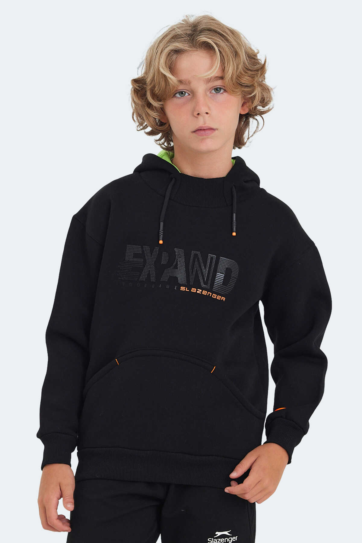 Slazenger - DILAY Unisex Çocuk Sweatshirt Siyah