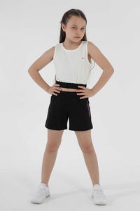 Slazenger - Slazenger DIODATO IN Kız Çocuk Beyaz Alt Üst Takım