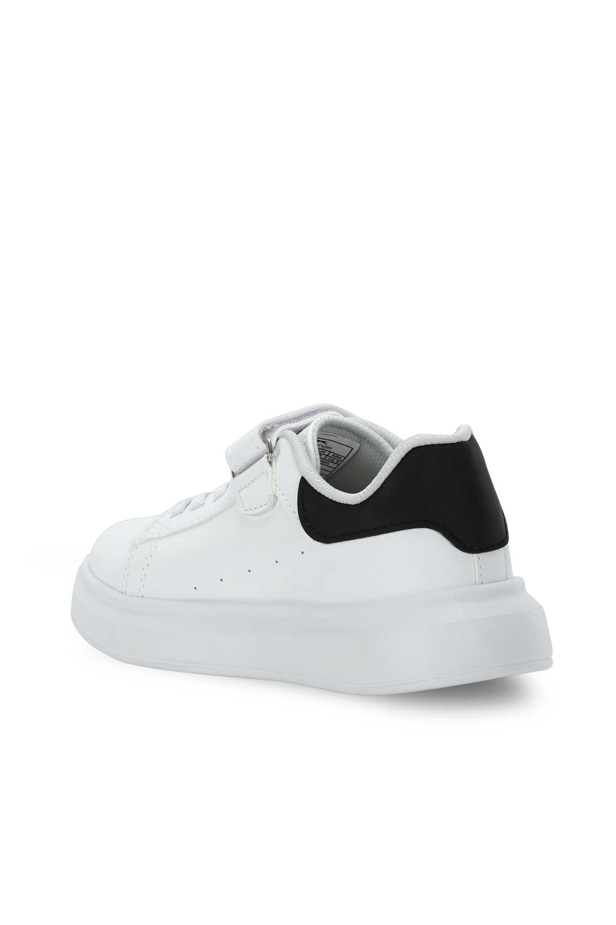 Slazenger DOBBY Unisex Çocuk Cırtlı Beyaz / Siyah Günlük Spor Ayakkabısı - 3
