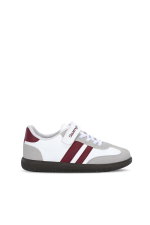 Slazenger - Slazenger DOLPHIN I Unisex Çocuk Cırt Cırtlı Beyaz / Bordo Günlük Spor Ayakkabısı