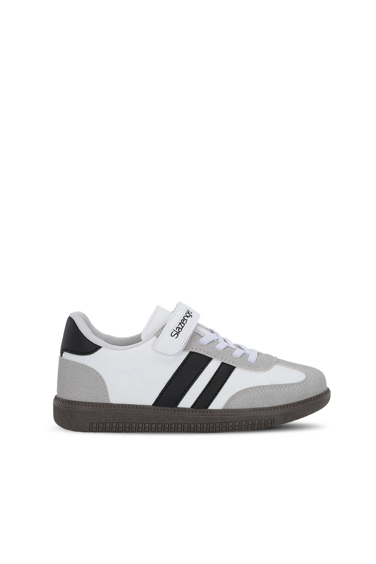 Slazenger - Slazenger DOLPHIN I Unisex Çocuk Cırt Cırtlı Beyaz / Siyah Günlük Spor Ayakkabısı