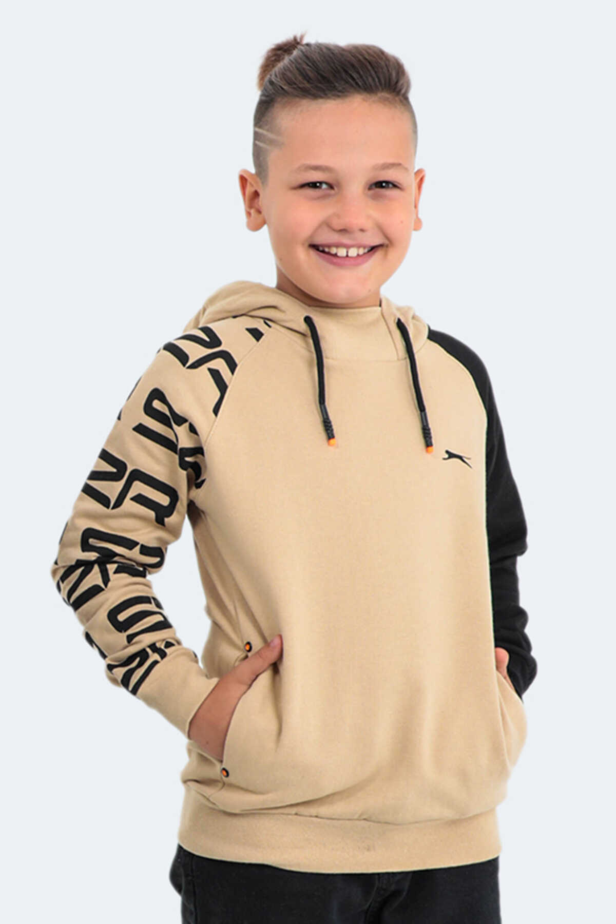 Slazenger - DRAVEN Unisex Çocuk Sweatshirt Bej