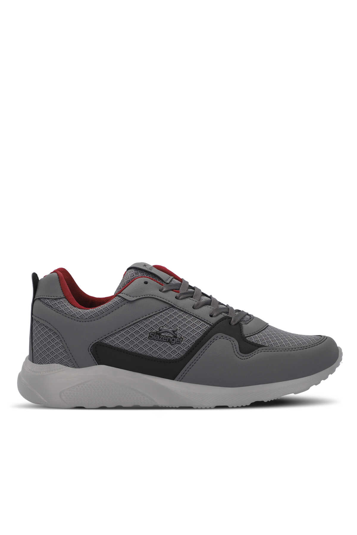 Slazenger - Slazenger EAGLE I Erkek Koyu Gri Koşu & Yürüyüş Spor Ayakkabısı