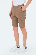 Slazenger - Slazenger EARNINGS Erkek Cepli Kargo Toprak Şort Slazenger - Slazenger EARNINGS Erkek Cepli Kargo Toprak Şort