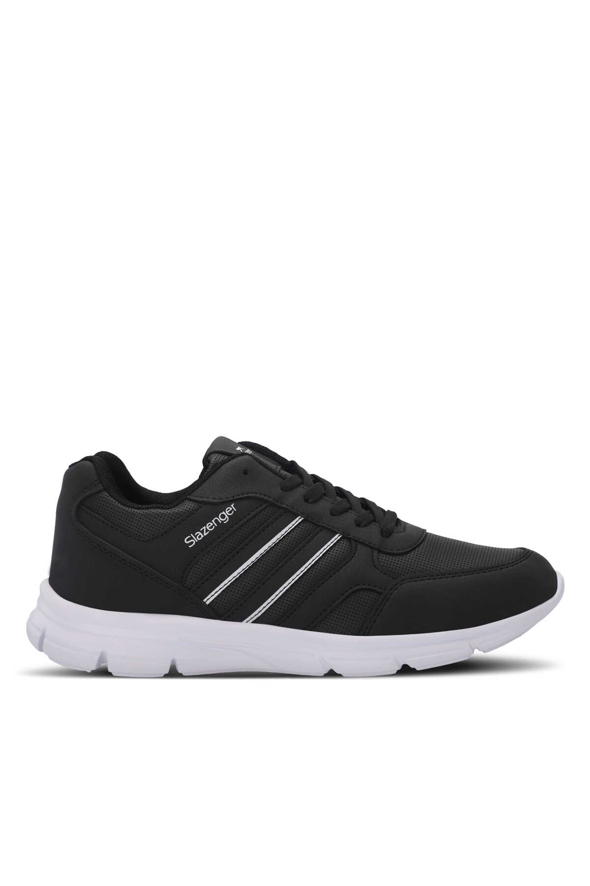 Slazenger - Slazenger ECKHARD I Erkek Siyah / Beyaz Koşu & Yürüyüş Spor Ayakkabısı