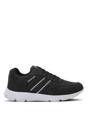 Slazenger ECKHARD I Erkek Siyah / Beyaz Koşu & Yürüyüş Spor Ayakkabısı