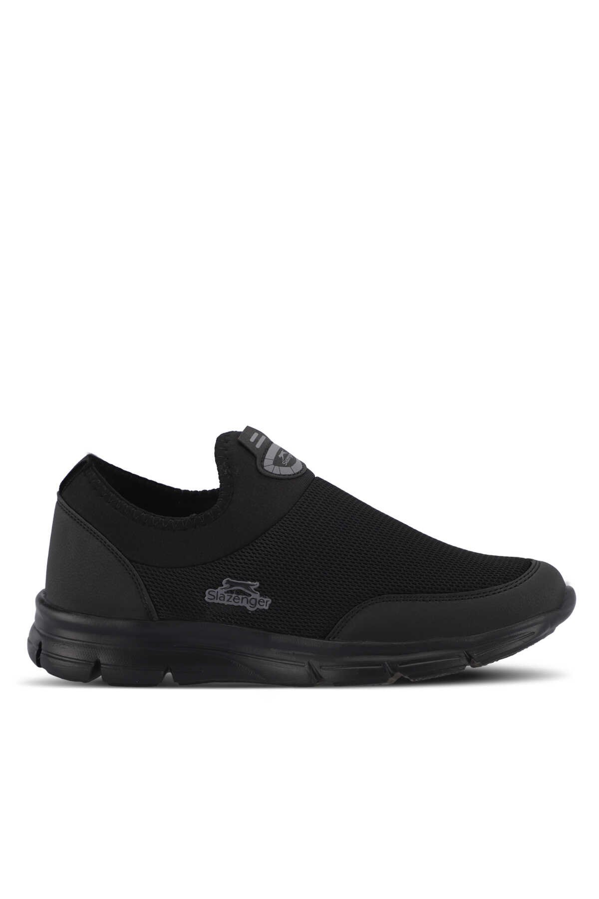 Slazenger - Slazenger EDINBURG Erkek Sneaker Ayakkabı Siyah / Siyah