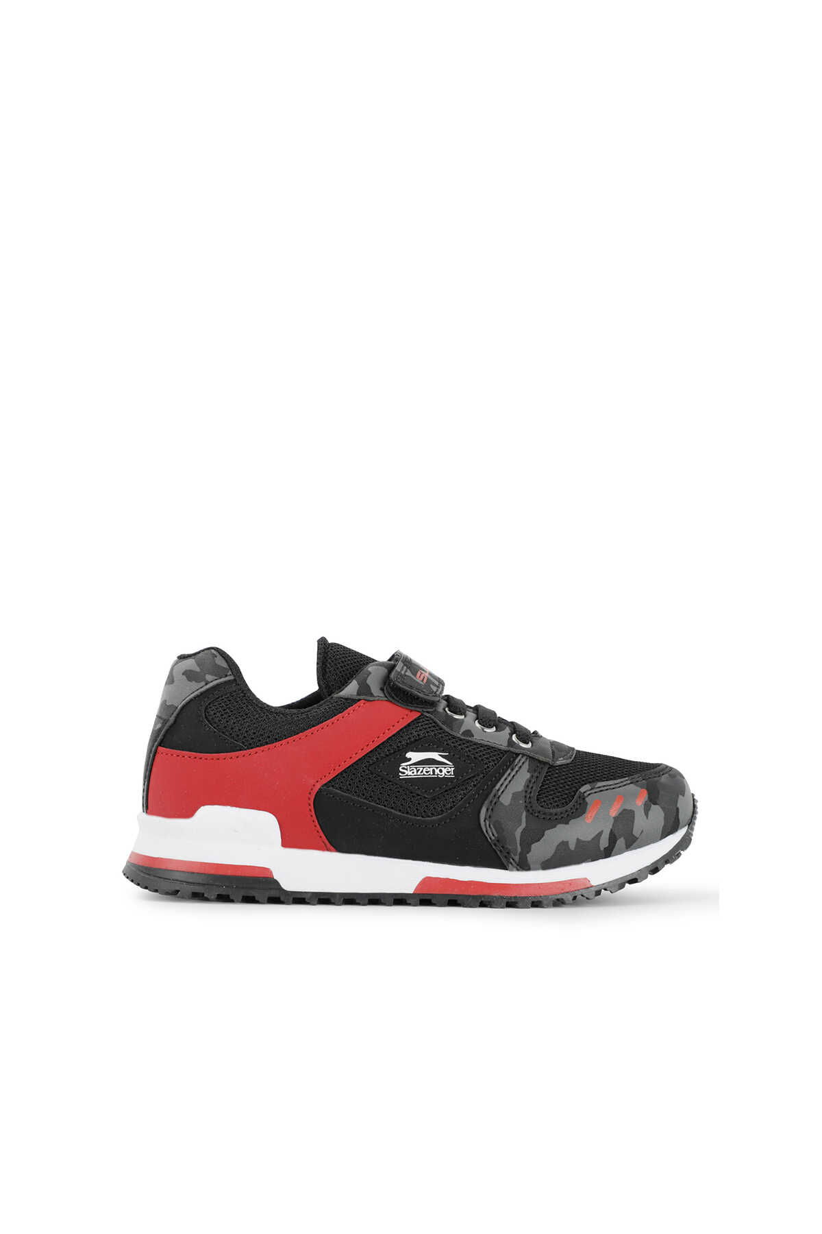 Slazenger - EDMOND KTN Sneaker Erkek Çocuk Ayakkabı Siyah Kamuflaj
