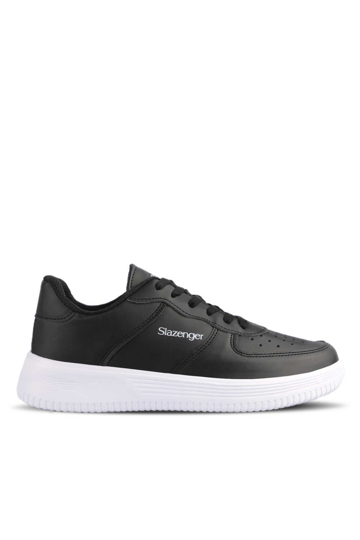 Slazenger - Slazenger EKUA Sneaker Erkek Ayakkabı Siyah / Beyaz