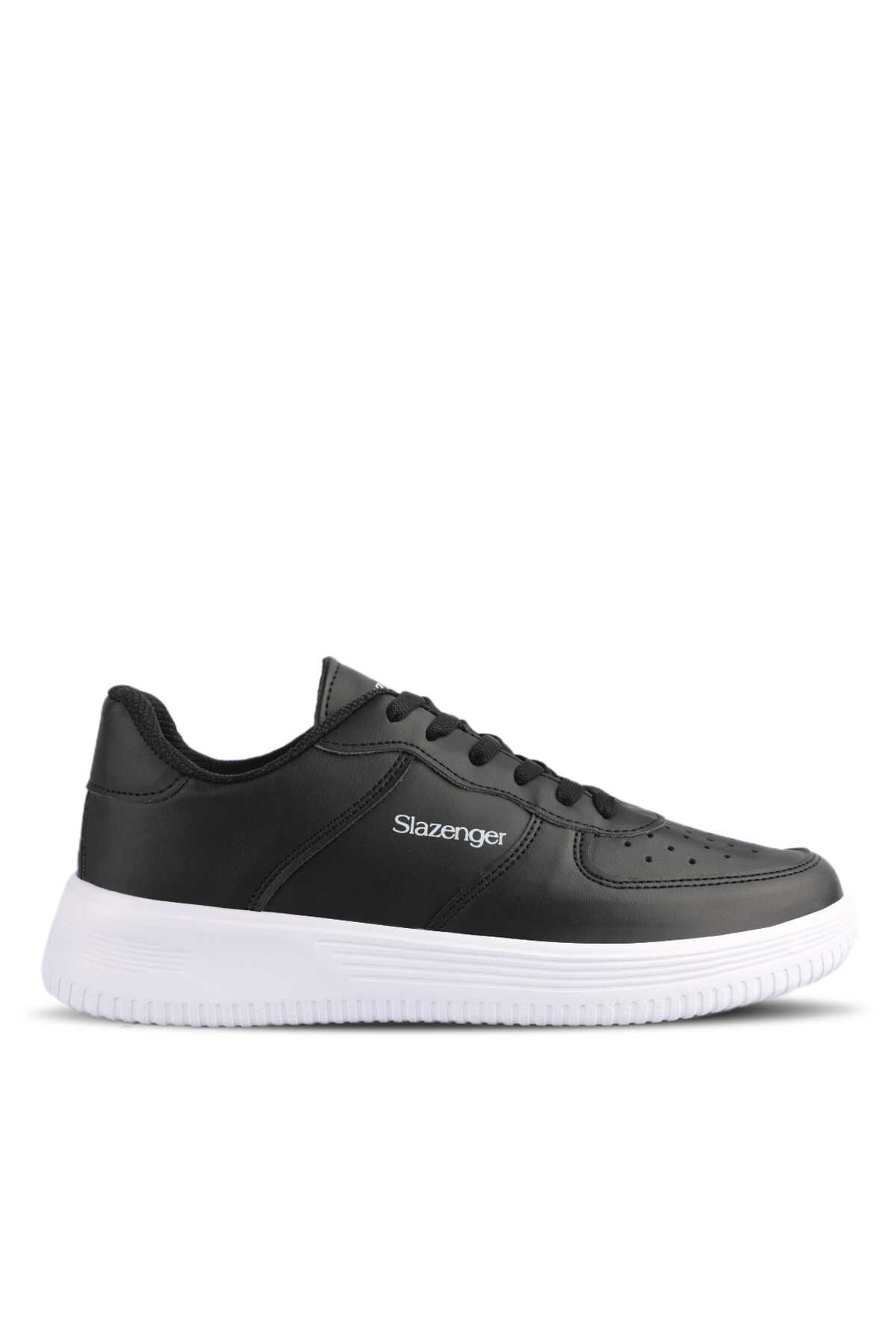 Slazenger - Slazenger EKUA Erkek Siyah / Beyaz Günlük Spor Ayakkabısı