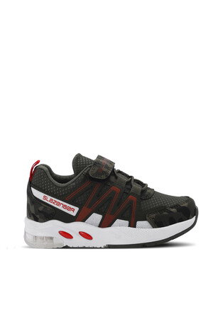 Slazenger ELIPS Unisex Çocuk  Haki Kamuflaj Sneaker 