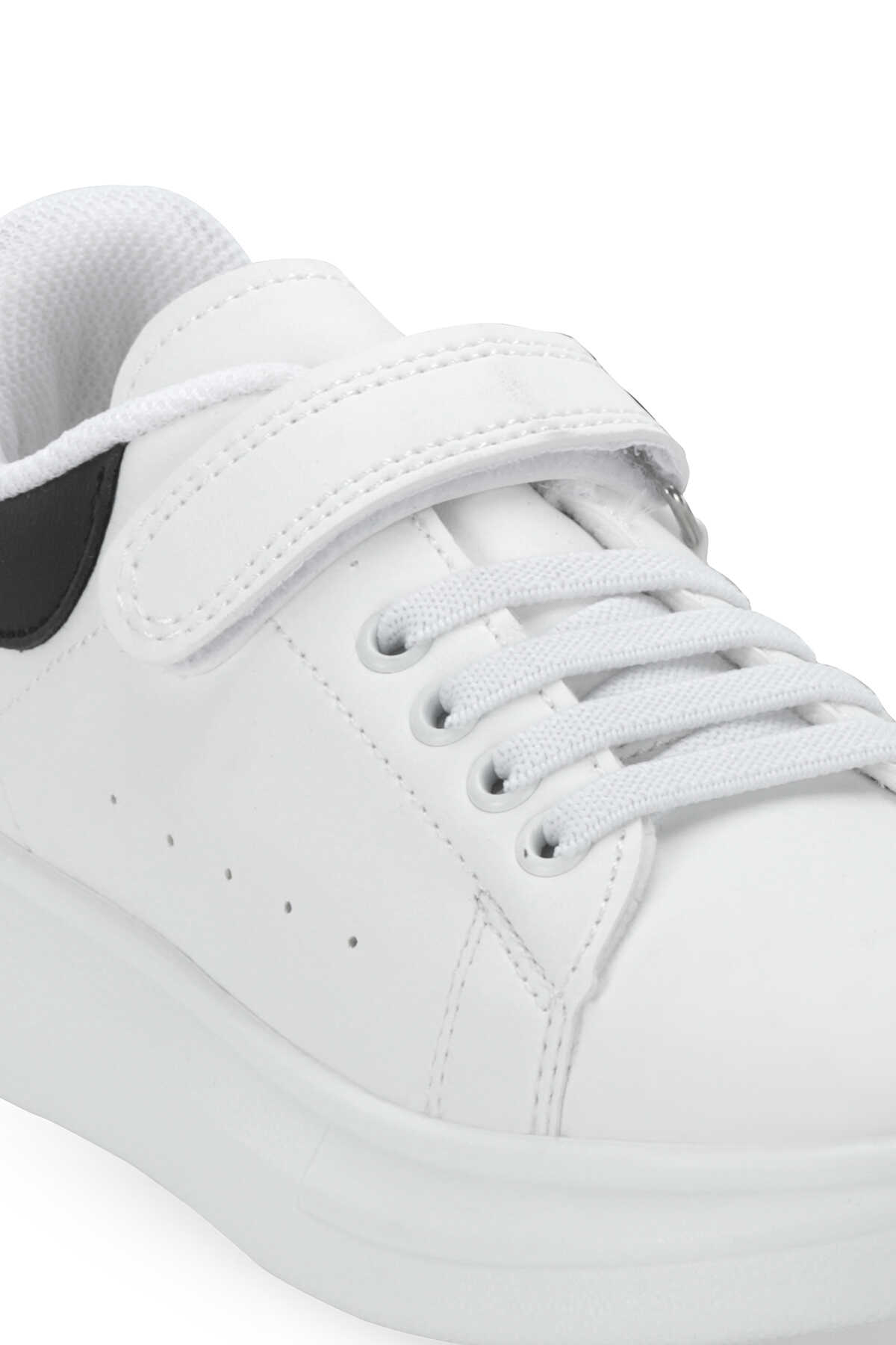 Slazenger EQUAL IN Unisex Çocuk Beyaz / Siyah Günlük Spor Ayakkabısı - 4