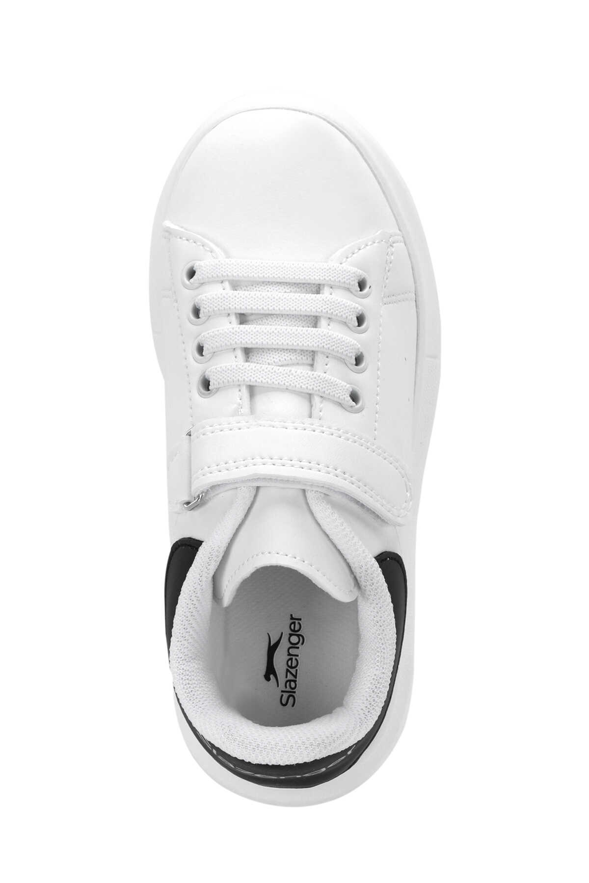 Slazenger EQUAL IN Unisex Çocuk Beyaz / Siyah Günlük Spor Ayakkabısı - 5