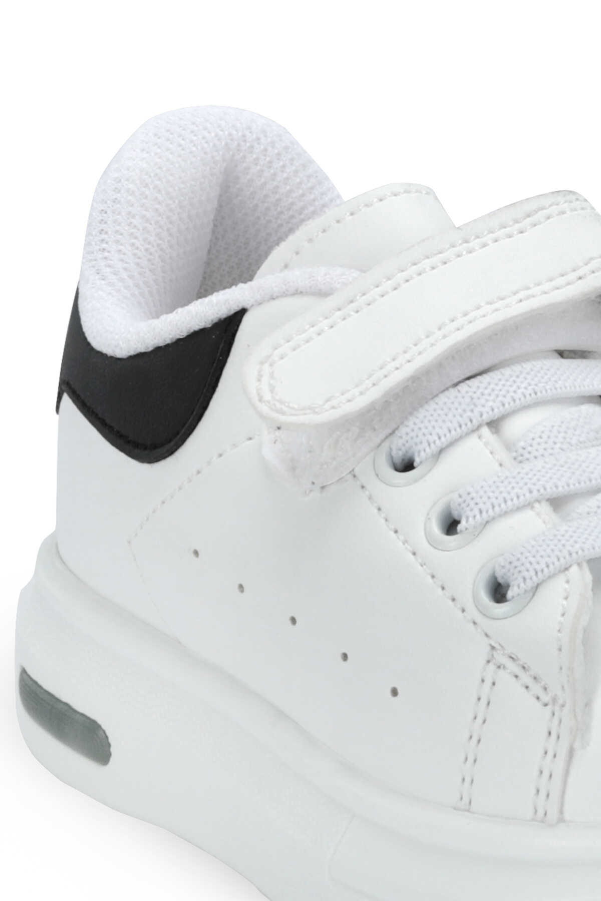 Slazenger EQUAL IN Unisex Çocuk Beyaz / Siyah Günlük Spor Ayakkabısı - 4