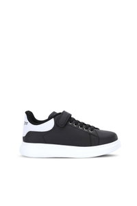 Slazenger - Slazenger EQUAL Unisex Çocuk Cırtlı Siyah / Beyaz Günlük Spor Ayakkabısı