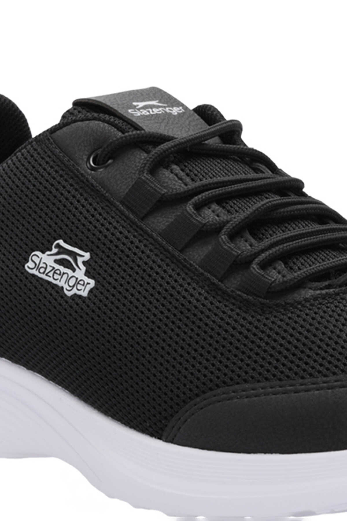 Slazenger EQUINOX I Büyük Beden Erkek Siyah / Beyaz Koşu & Yürüyüş Spor Ayakkabısı - 4