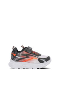 Slazenger - Slazenger ERROR Erkek Çocuk Füme / Turuncu Günlük Spor Ayakkabısı