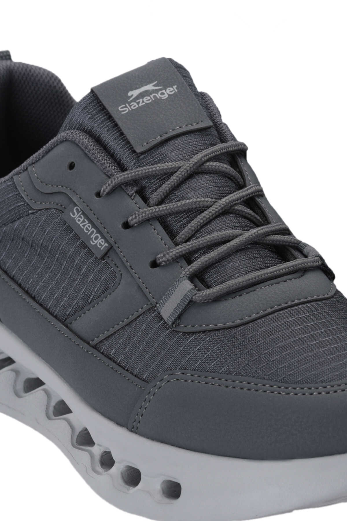 Slazenger EZIO I Erkek Koyu Gri Koşu & Yürüyüş Spor Ayakkabısı - 4