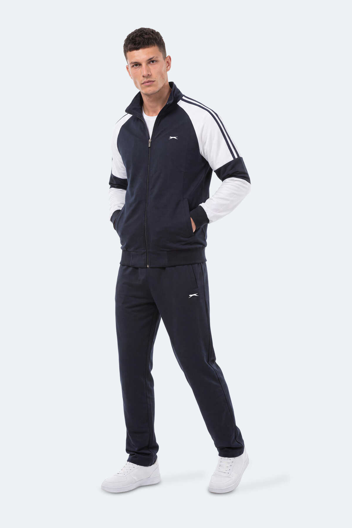Slazenger FASAL Erkek Lacivert Eşofman Takımı - 5