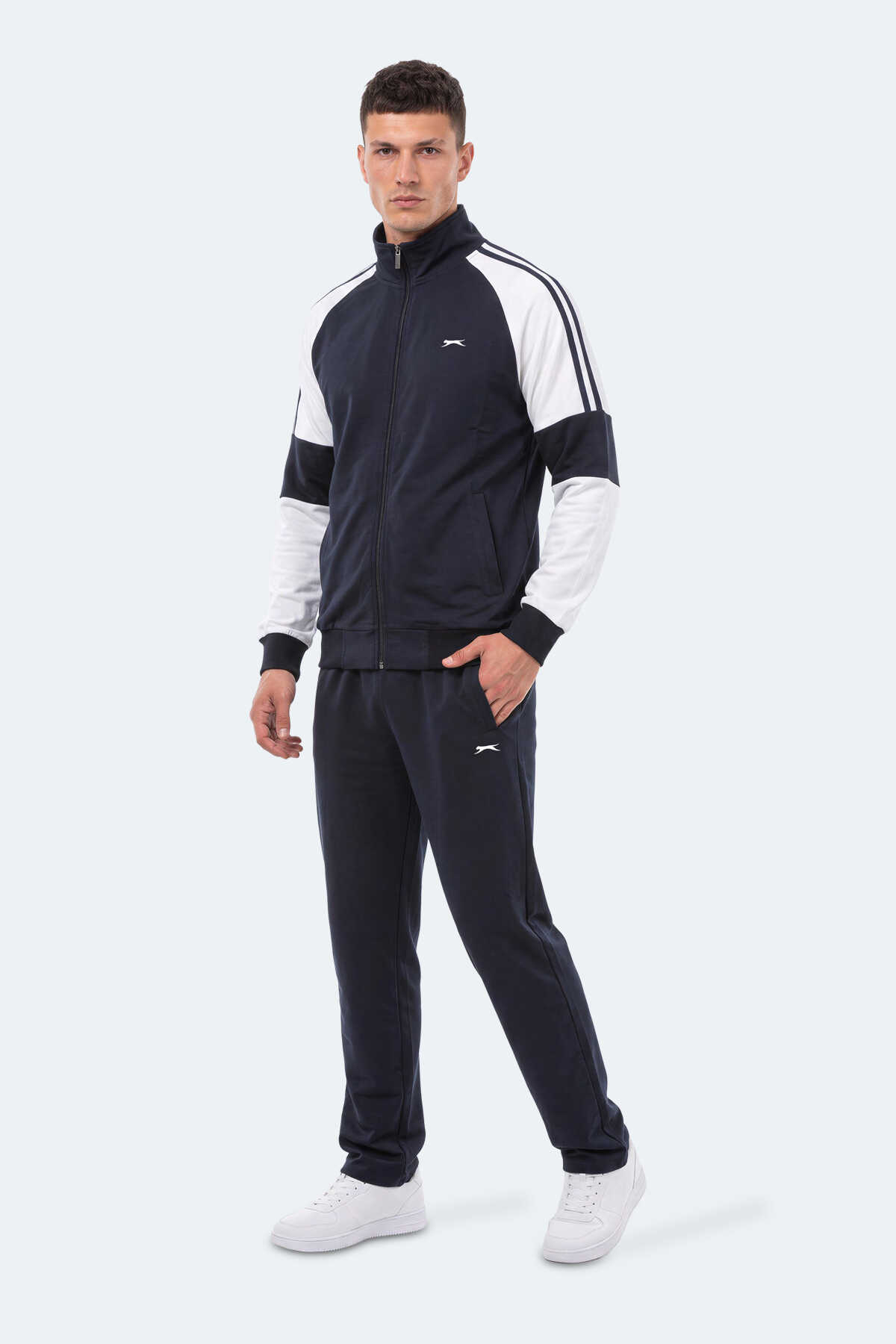 Slazenger FASAL Erkek Lacivert Eşofman Takımı - 6