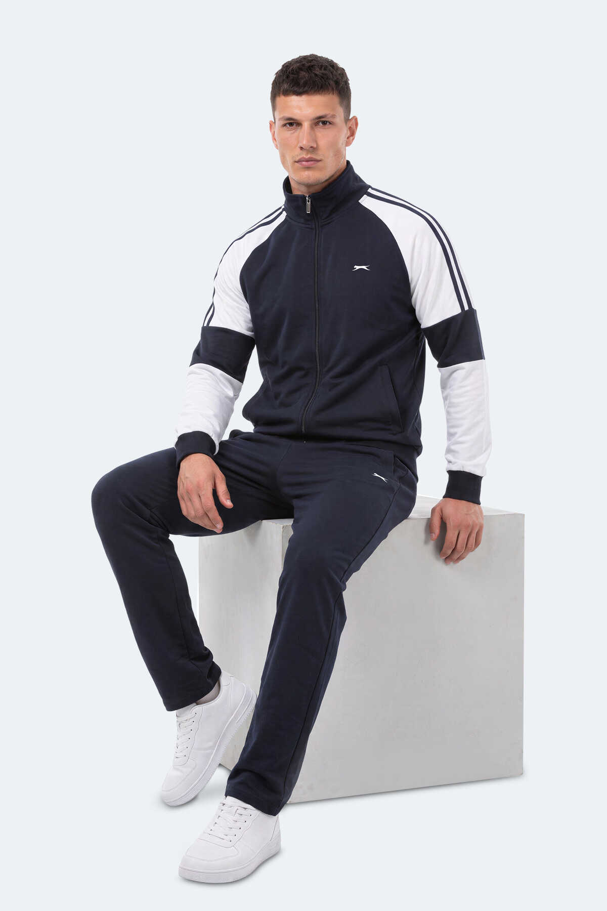 Slazenger FASAL Erkek Lacivert Eşofman Takımı - 7