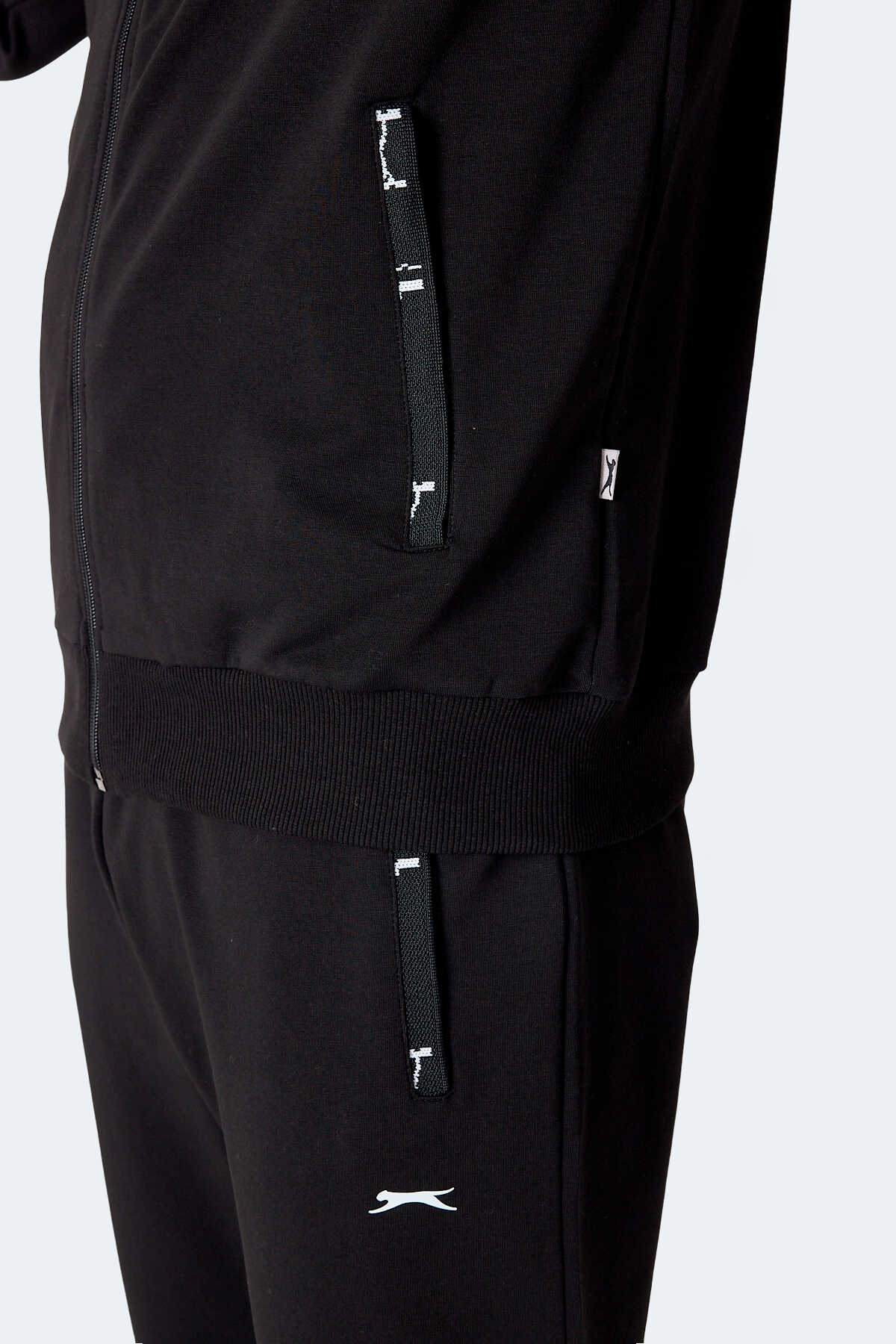 Slazenger FELON Erkek Fermuar Cepli Siyah Eşofman Takımı Slazenger FELON Erkek Fermuar Cepli Siyah Eşofman Takımı