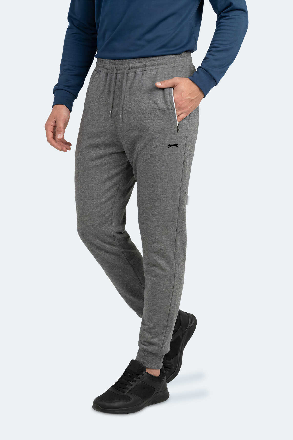 Slazenger - Slazenger FERNON Erkek Cepli Antrasit Eşofman Altı