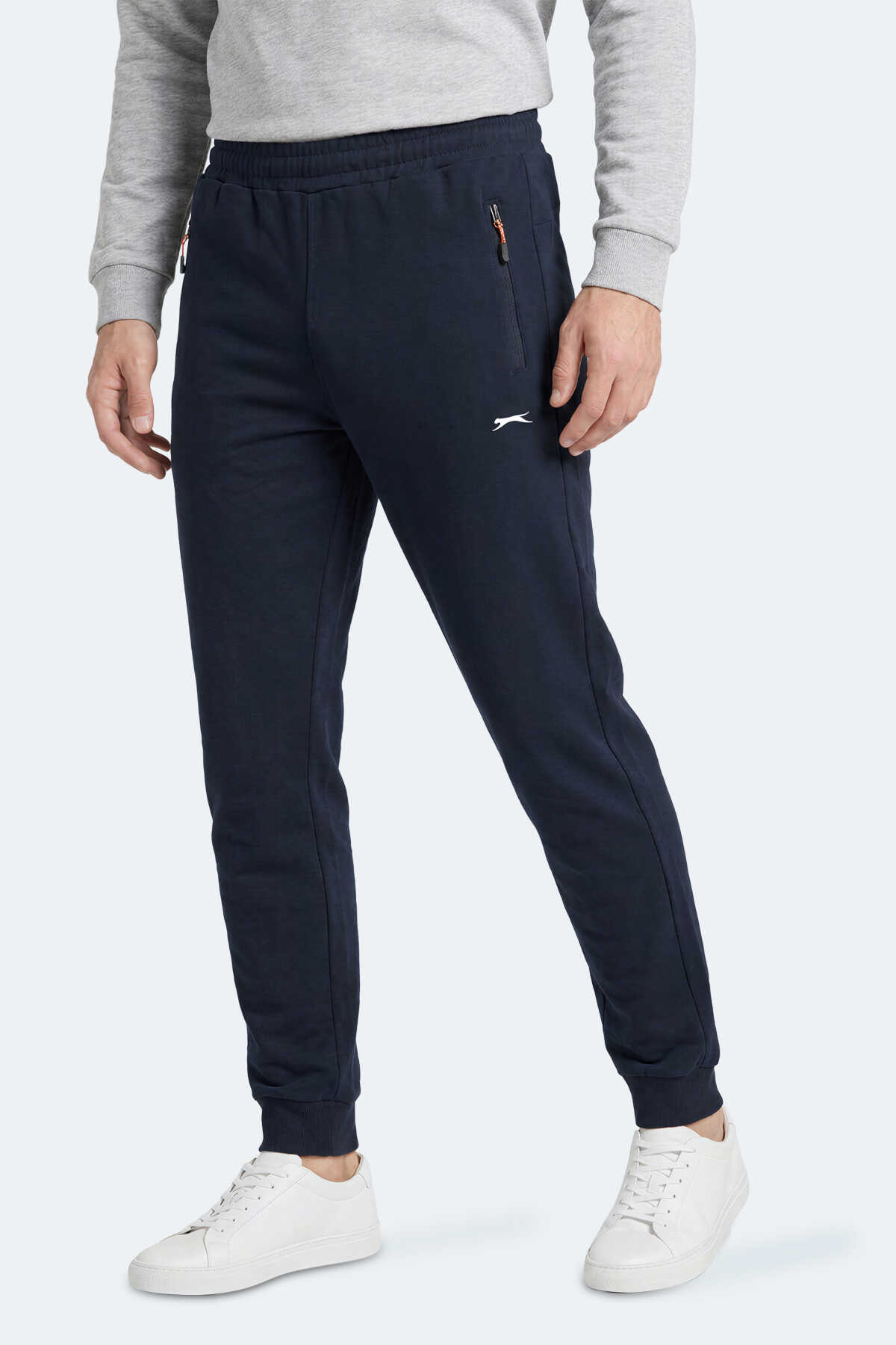 Slazenger - Slazenger FERNON Erkek Cepli Lacivert Eşofman Altı